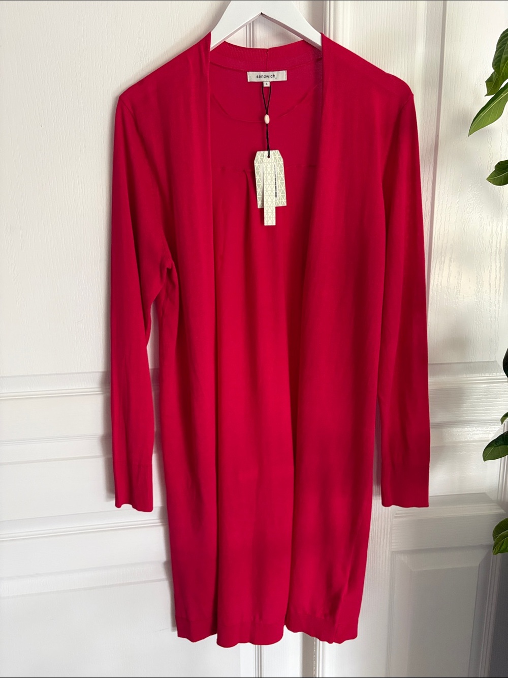 🆕 Sandwich Long Red Cardigan